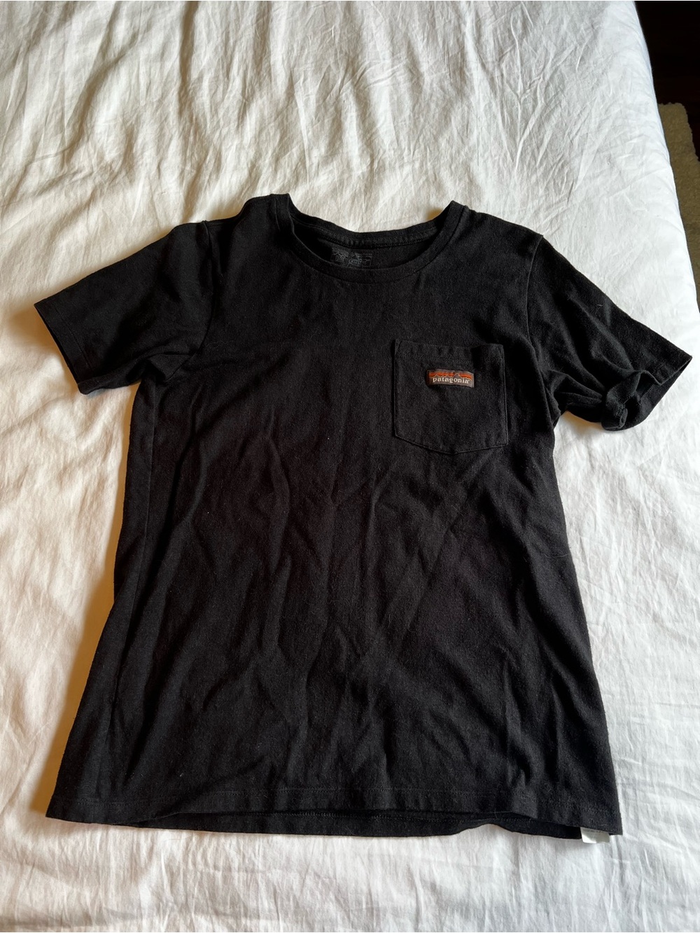 Patagonia Black Short Sleeve Pocket Tee